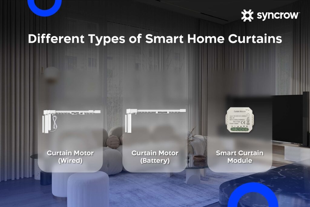 Types of smart curtains in dubai and riyadh