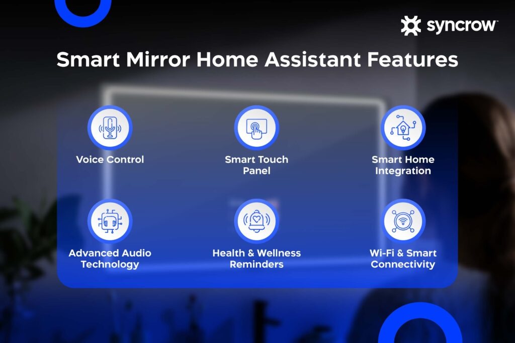 List of features for smart mirror home assistants 